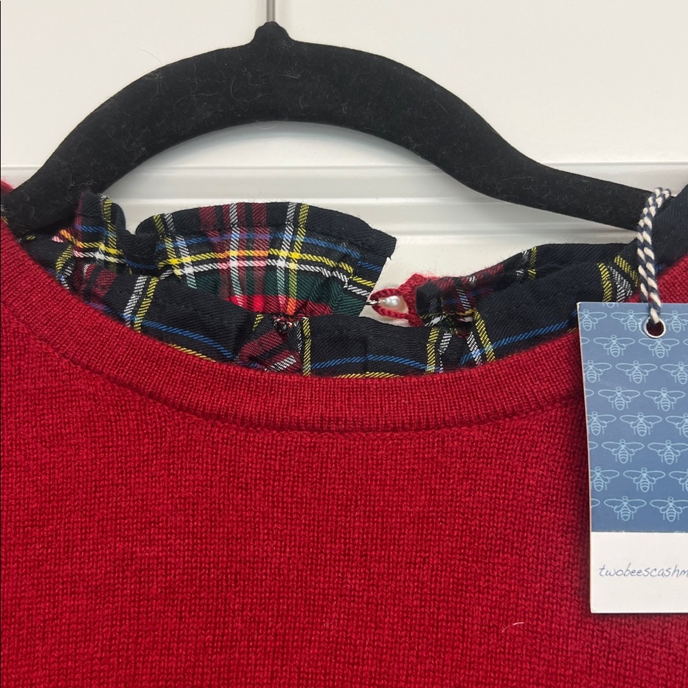 NWT Classic Red Tartan Sweater 🎄 - Picture 3 of 6
